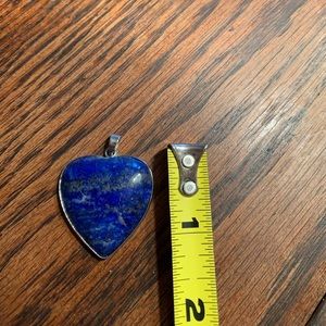 Sodalite heart pendant